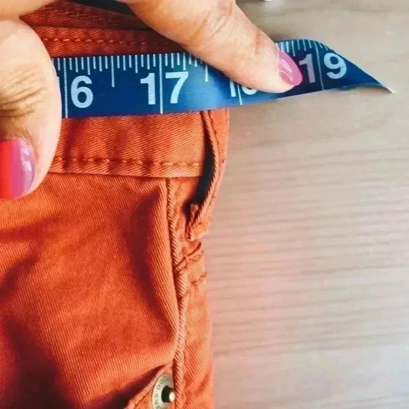 DOCKERS - Harvest Red Jean-cut Stretch Chino Flat-Front Pants, Fits Mens 34X30 - Picture 12 of 15